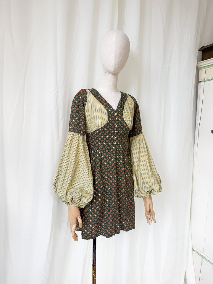 Precious Rare 1960s Gerald McCann Cotton Mini Dress