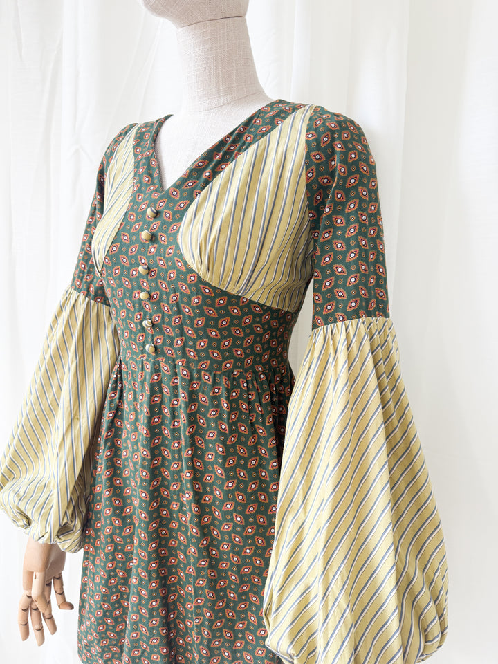 Precious Rare 1960s Gerald McCann Cotton Mini Dress