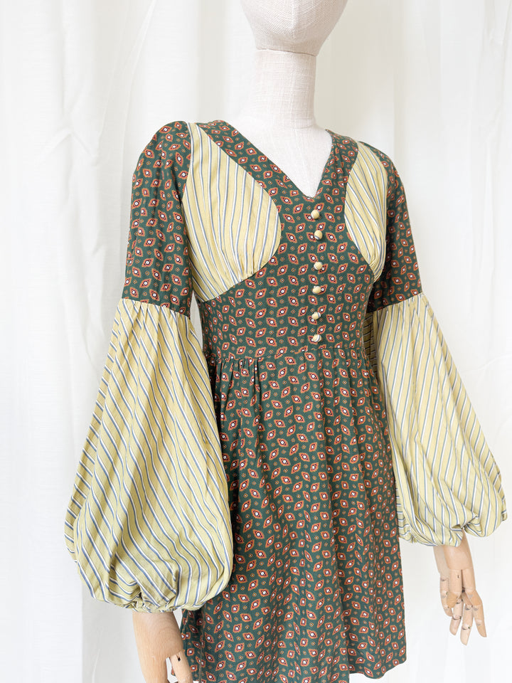 Precious Rare 1960s Gerald McCann Cotton Mini Dress