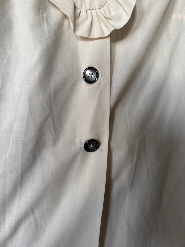 Precious Holy Grail Rare Jean Varon Heavy Woven Wool 1970s Dress and Blouse Ensemble