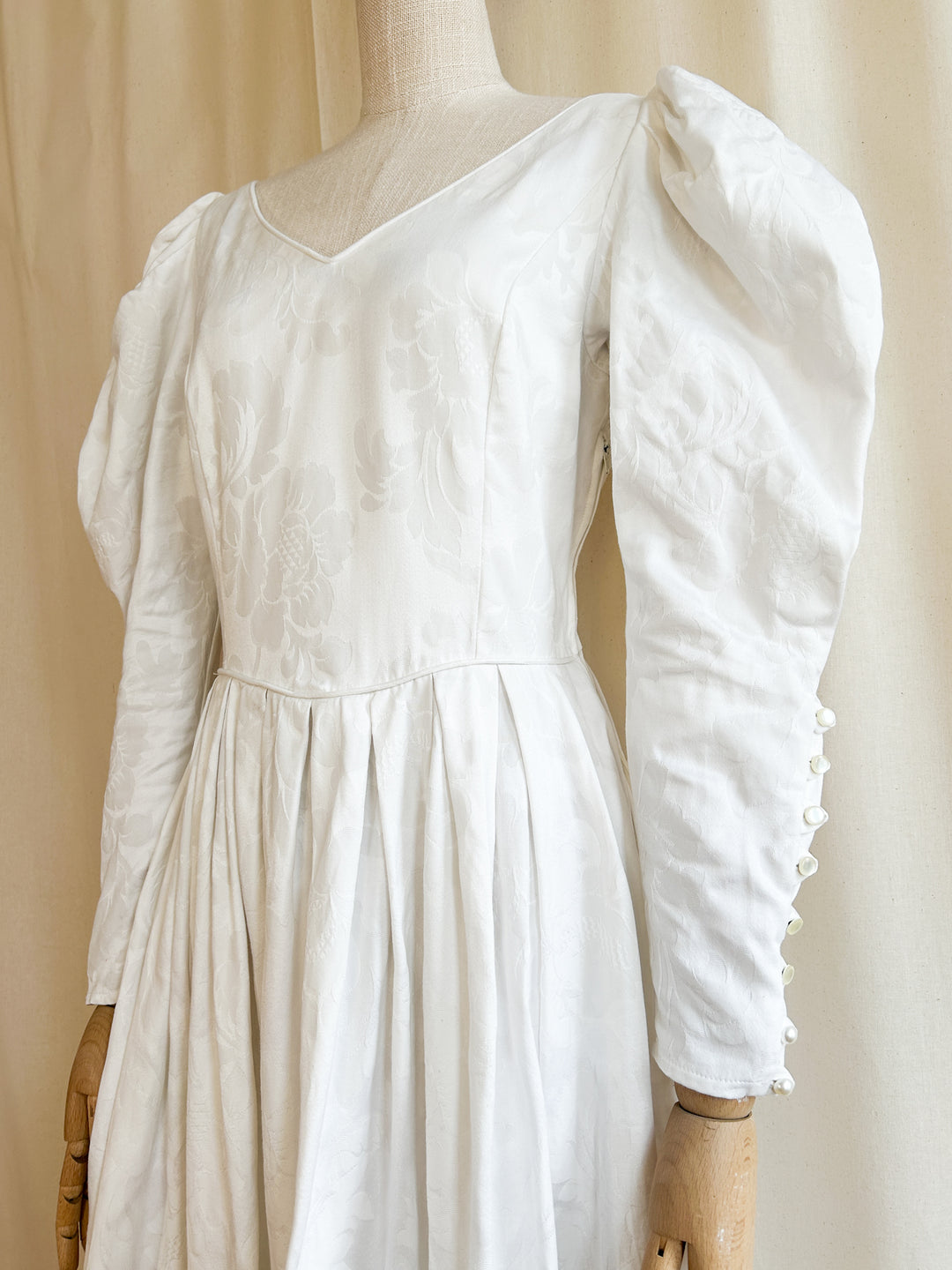 The Abigail ~ stunning precious 80s Laura Ashley damask cotton maxi dr The Pansy Garden The Abigail ~ stunning precious 80s Laura Ashley damask cotton maxi dr The Pansy Garden