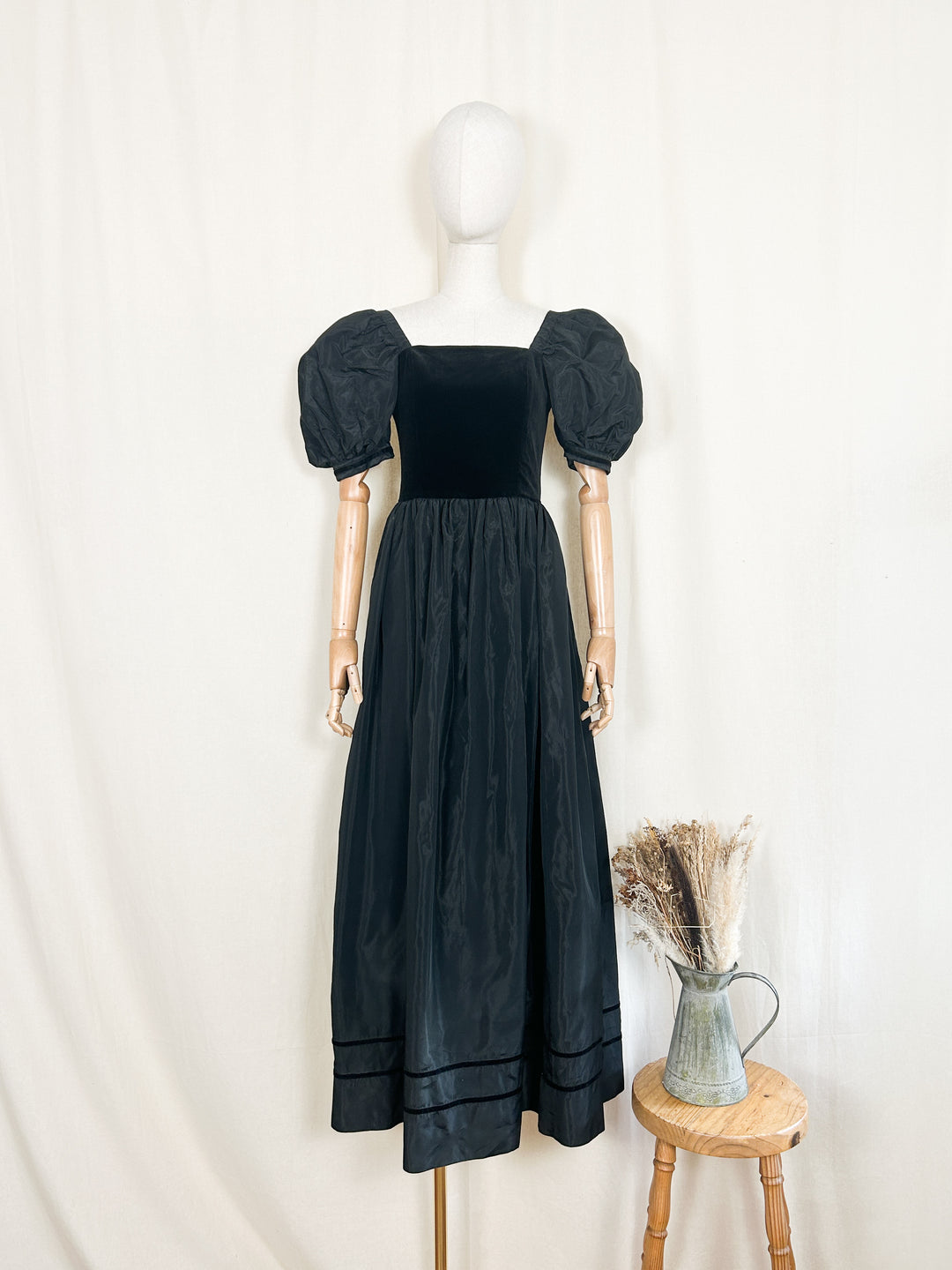 80s maxi dress 80s Matsuda Wool Maxi Dress