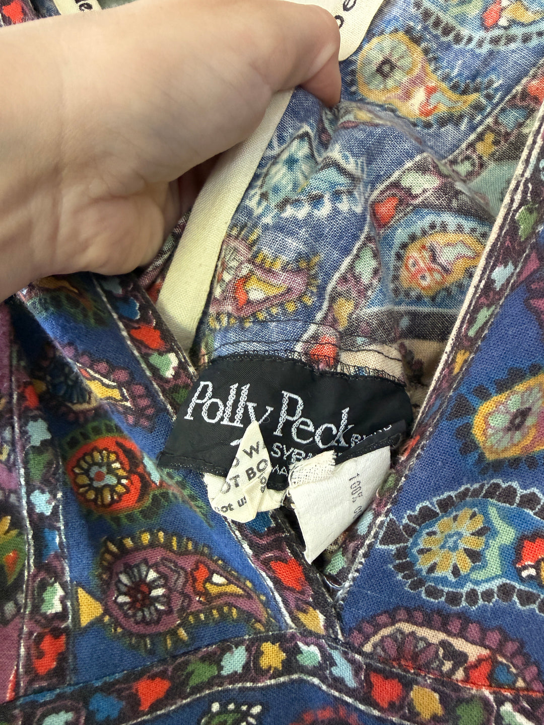 Outstanding Precious Rare 1970s Cotton Polly Peck Liberty Maxi Dress