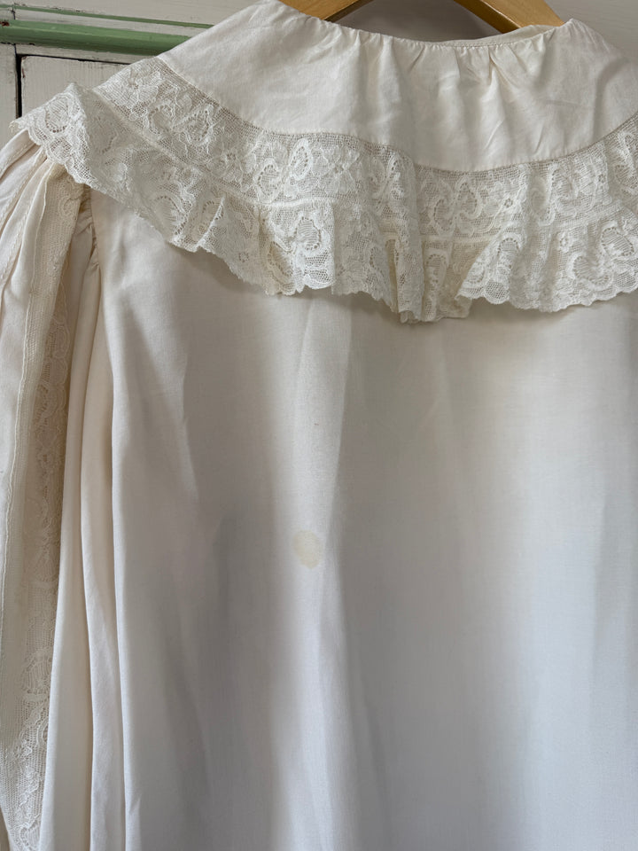 PRECIOUS RARE GINA FRATINI 1970S SILK BLOUSE