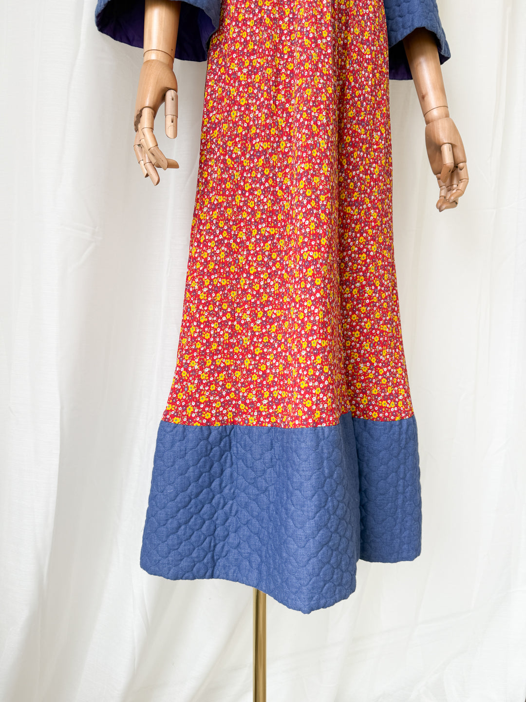 Insanely Beautiful Holy Grail Rare Annie Gough at Gemini Bohemian Cotton Maxi Dress