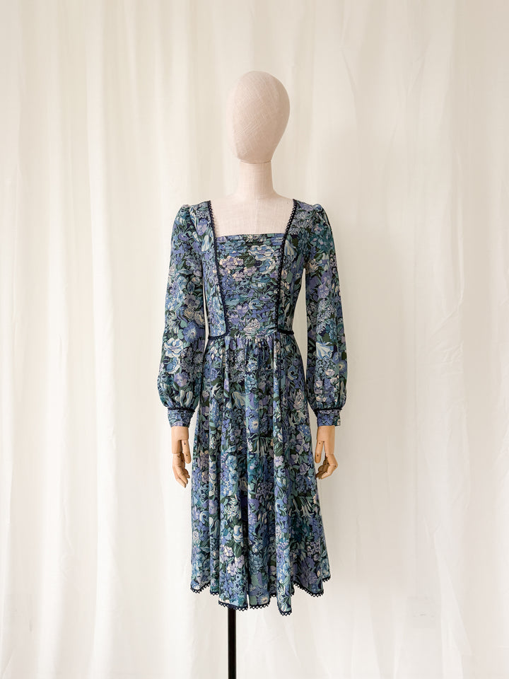 Precious Rare Liberty Wool Midi Dress by Anna Roose