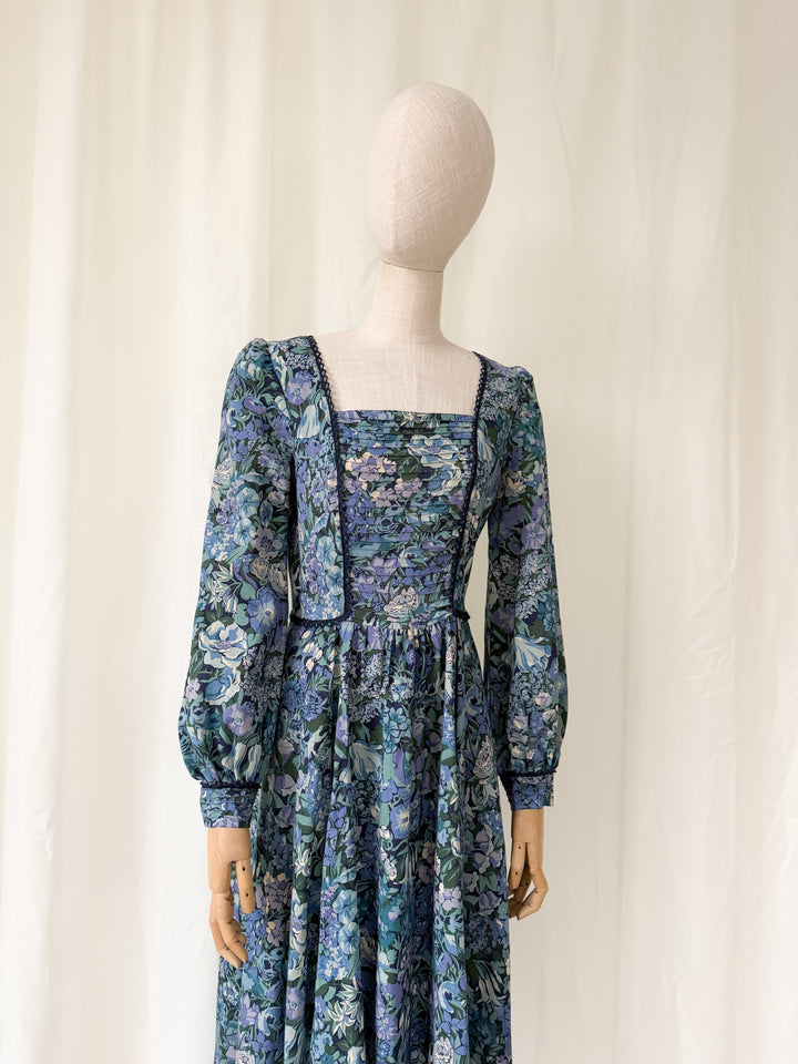 Precious Rare Liberty Wool Midi Dress by Anna Roose