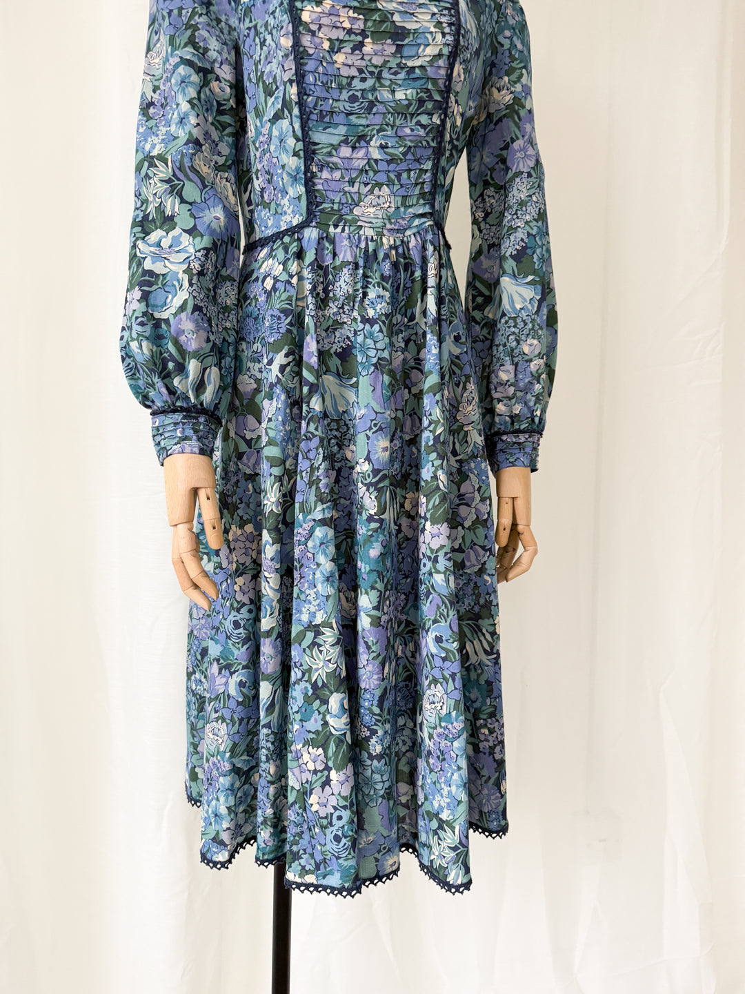 Precious Rare Liberty Wool Midi Dress by Anna Roose