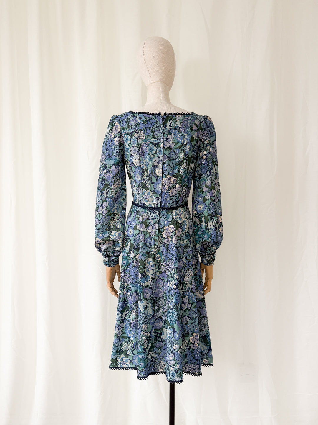 Precious Rare Liberty Wool Midi Dress by Anna Roose