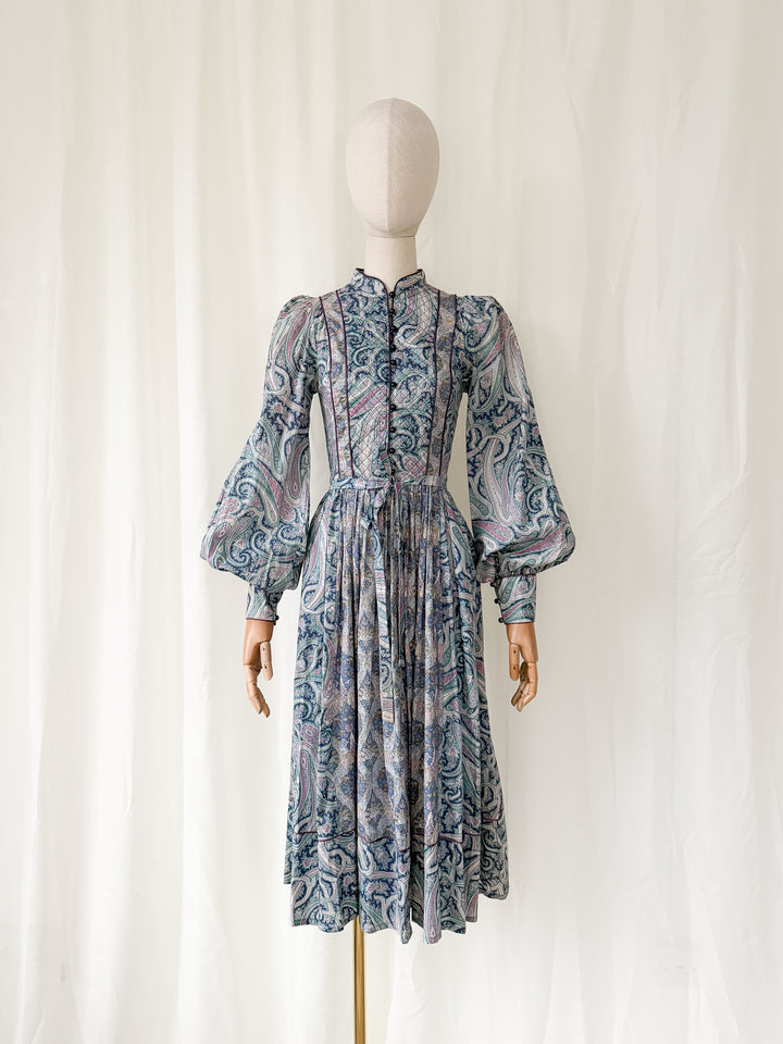 Insane Precious Liberty Lawn Origin 70s Midi Dress