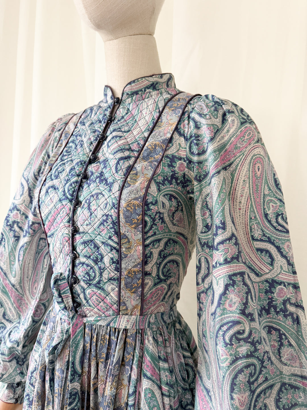Insane Precious Liberty Lawn Origin 70s Midi Dress