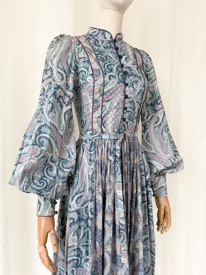 Insane Precious Liberty Lawn Origin 70s Midi Dress