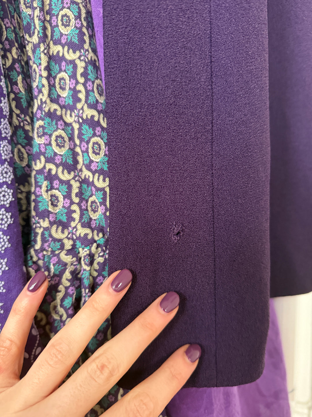 SPELL ~ DIVINE RARE LATE 1960S MISS SELFRIDGE CREPE MAXI DRESS