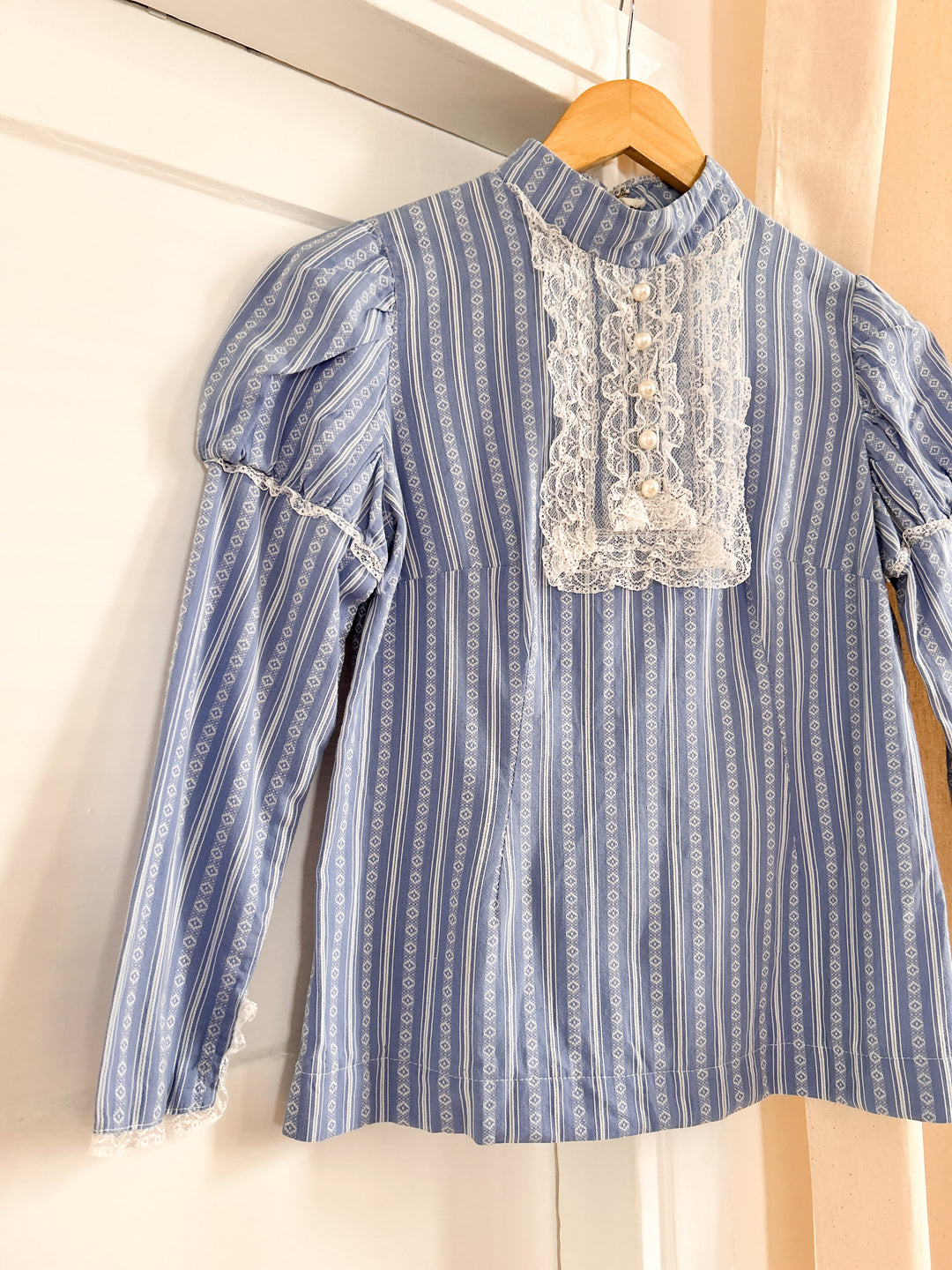 Mattie theatre made cotton victoriana blouse