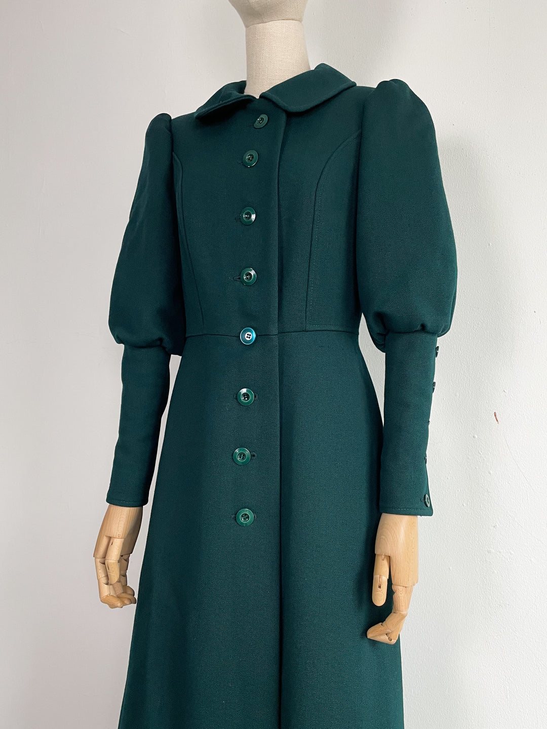 The Mutton Sleeve Dream 1960s Maxi Coat