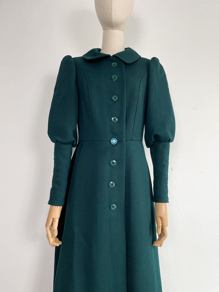 The Mutton Sleeve Dream 1960s Maxi Coat