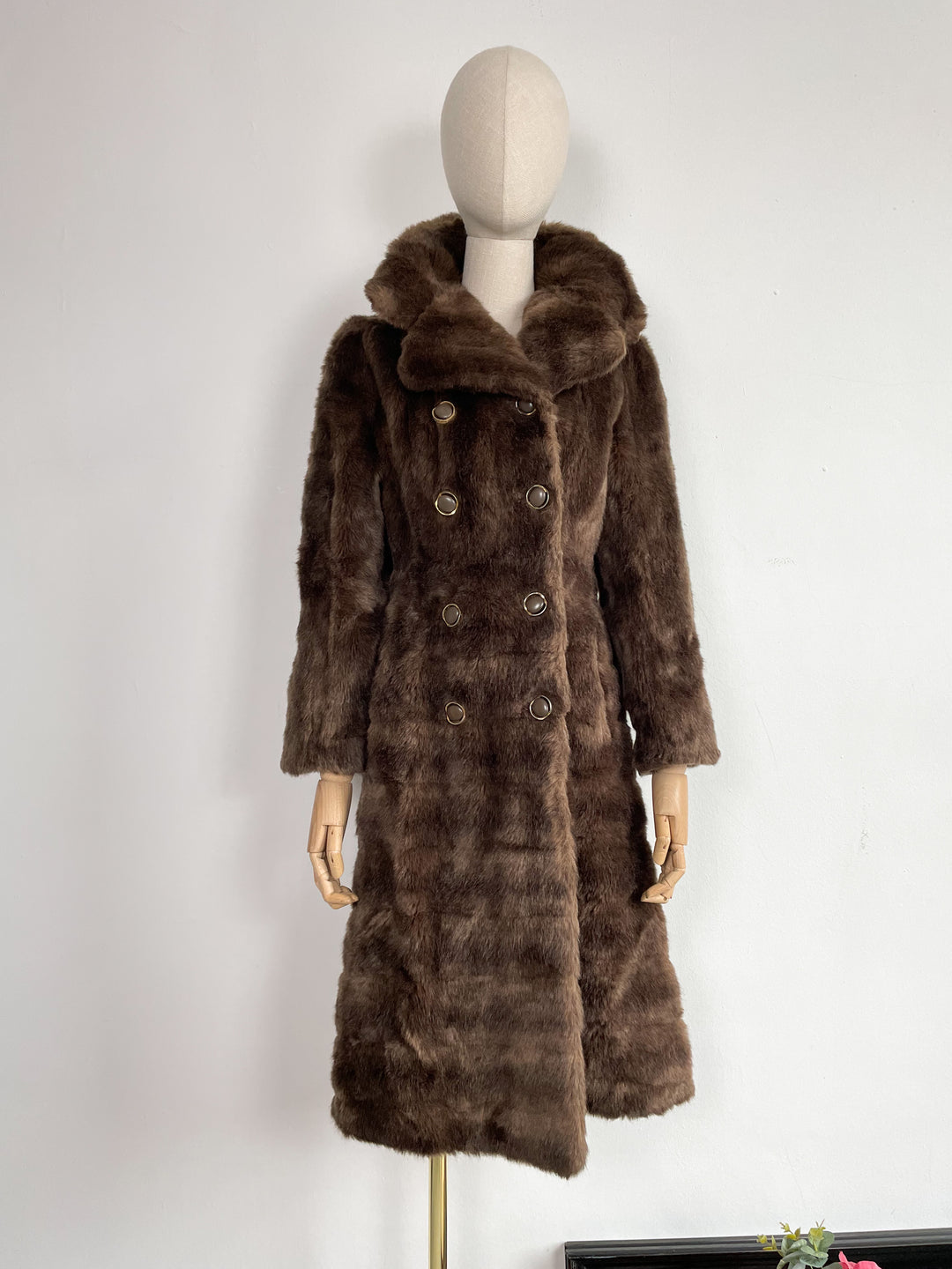 The Le Chic 1970s Faux Fur Coat
