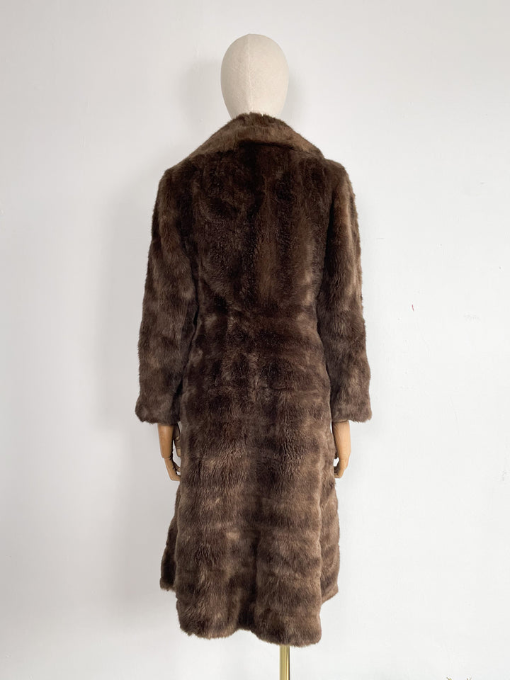 The Le Chic 1970s Faux Fur Coat