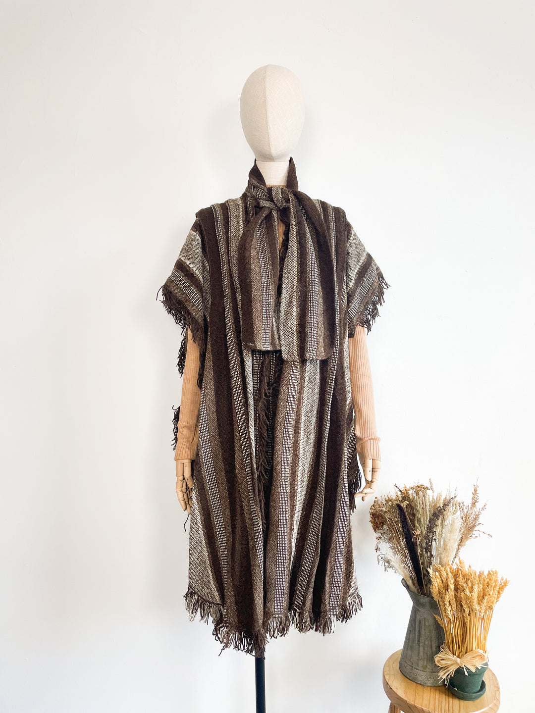 The Asher 70s Culotte and Poncho Set